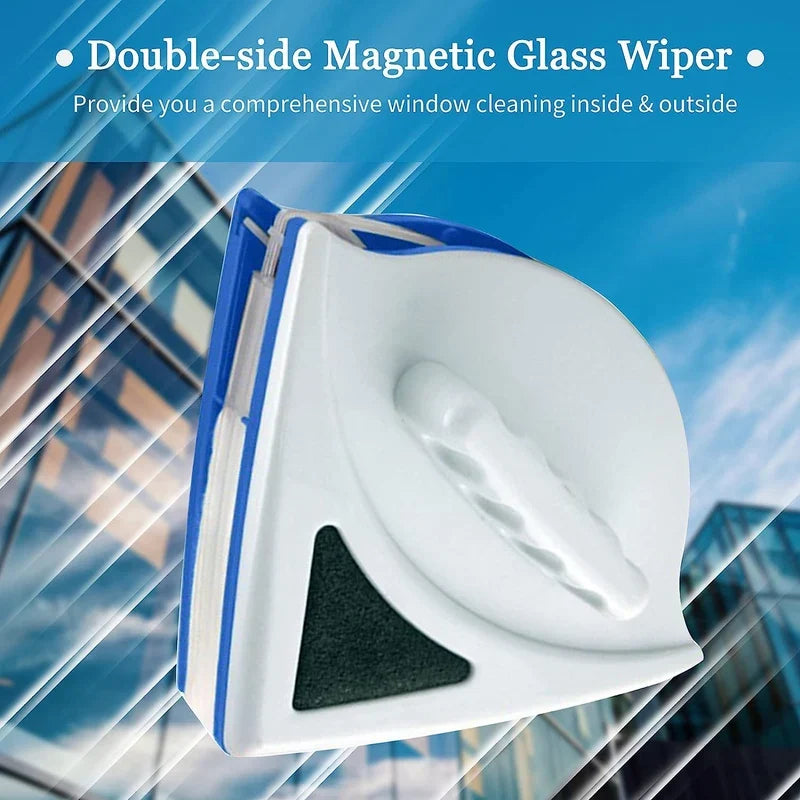 Double-Faced Magnetic Glass Cleaner