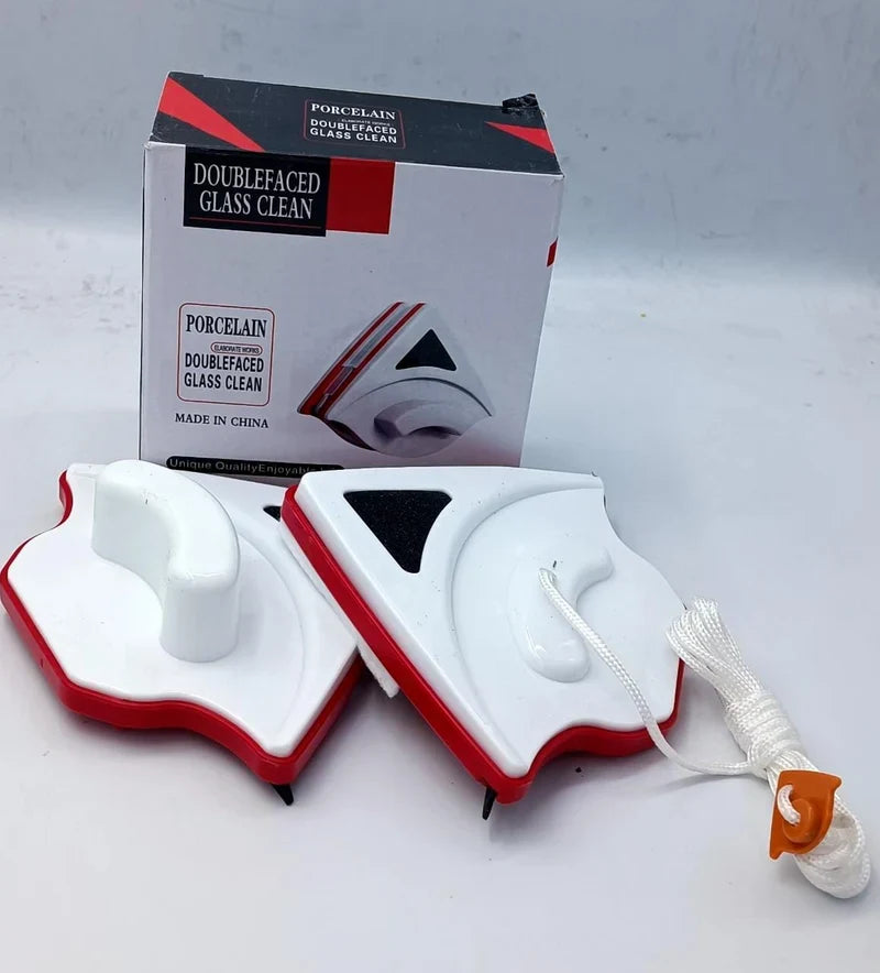 Double-Faced Magnetic Glass Cleaner